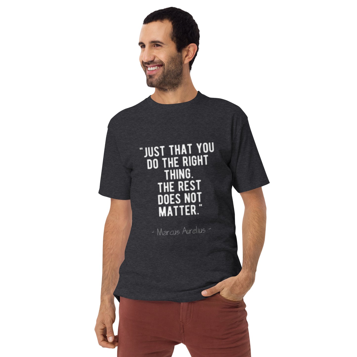 Camiseta Gruesa de Hombre Inspirada en el Estoicismo
